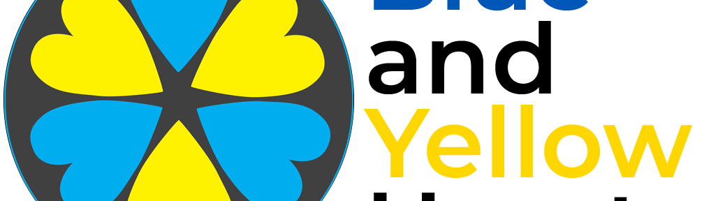 Blue and Yellow Hearts